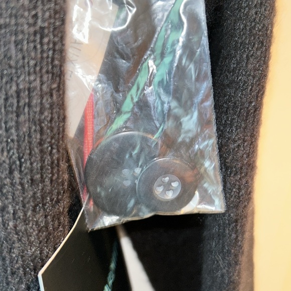 Cynthia Rowley Blackwood and acrylic blend sweater with faux fur collar - Picture 9 of 13